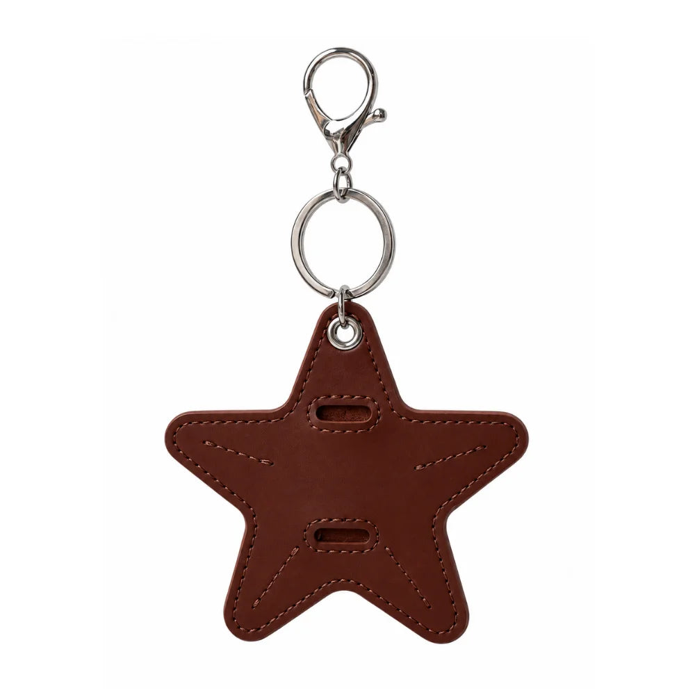 Brown Star Bag Charm