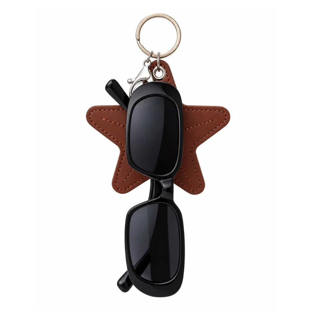 Brown Star Bag Charm