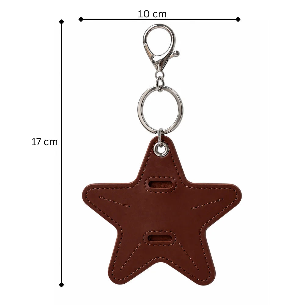Brown Star Bag Charm
