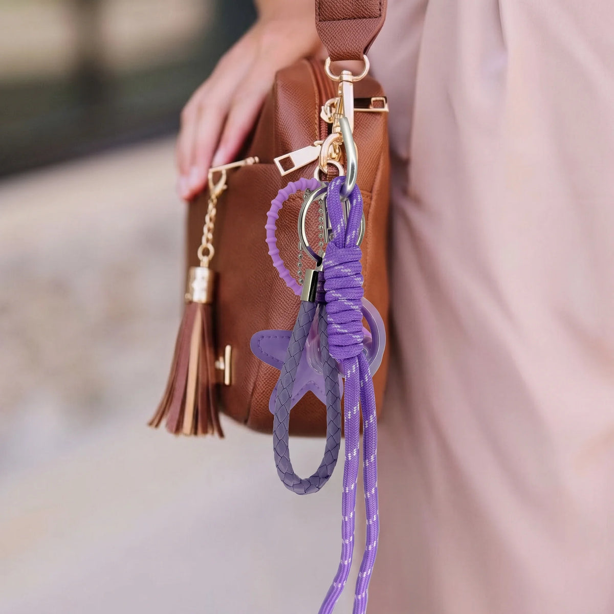 Lavender Star Bag Charm