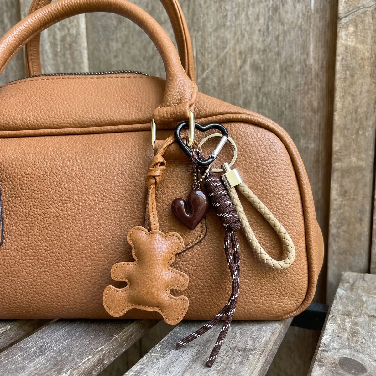 Brown Bear Bag Charm