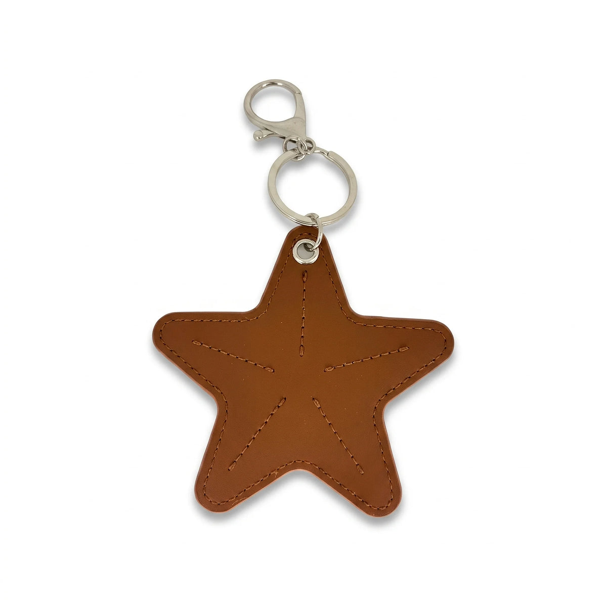 Brown Star Bag Charm