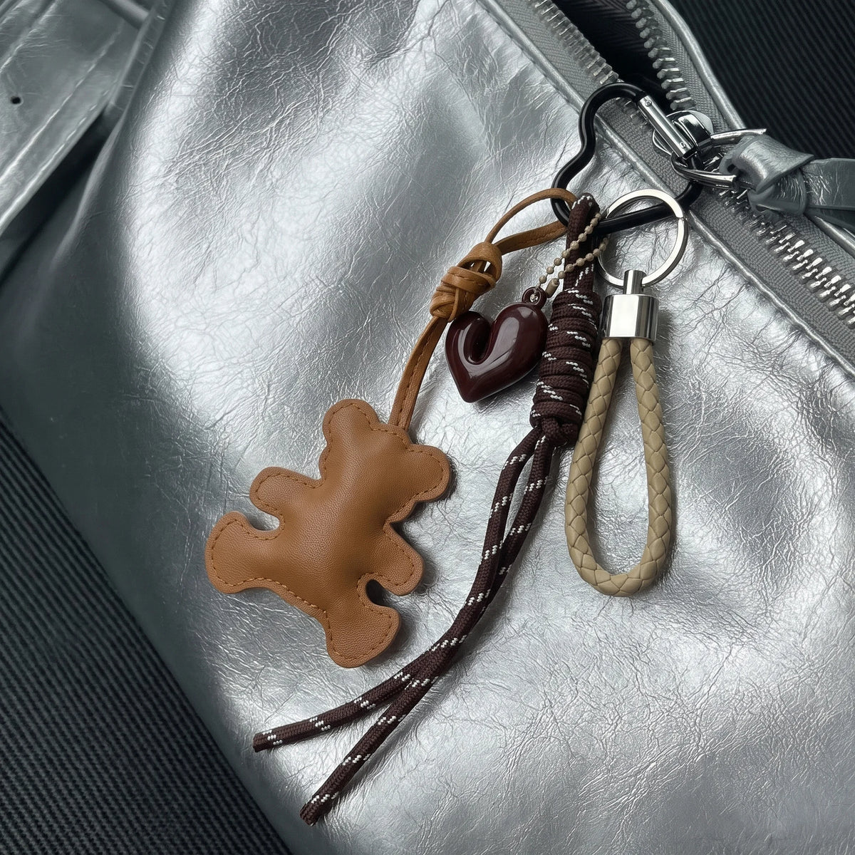 Brown Bear Bag Charm