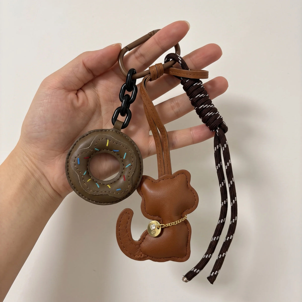 Doughnut Cat Bag Charm