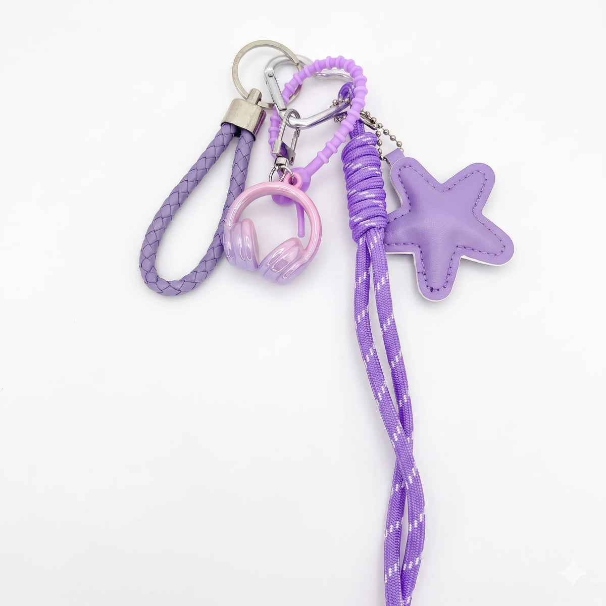 Lavender Star Bag Charm