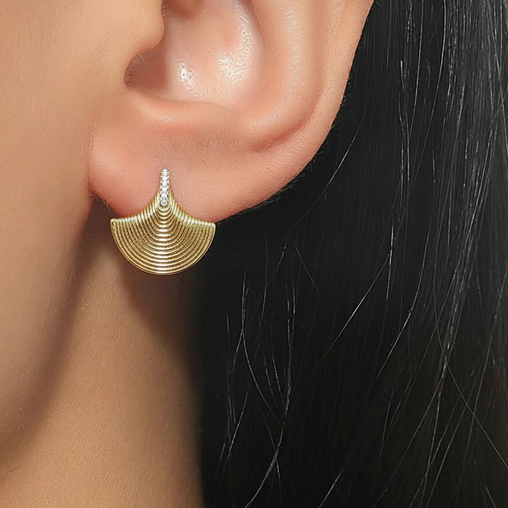 Fanline Studs Earrings