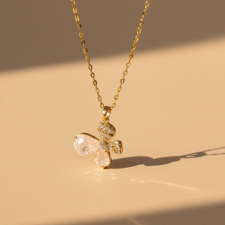 Crystal Wing Pendant