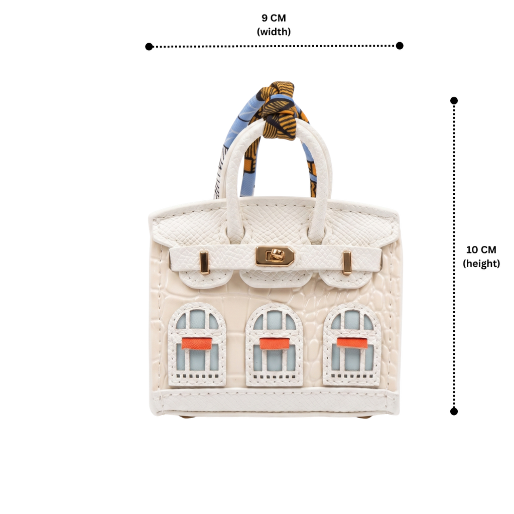 Ivory Facade Bag Charm