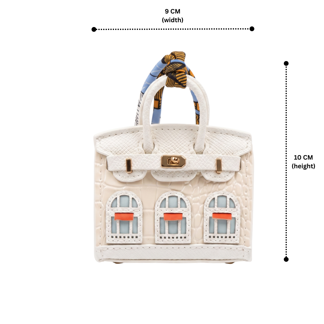 Ivory Facade Bag Charm