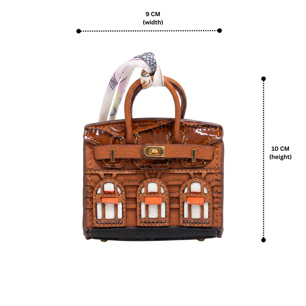 Blush Facade Bag Charm