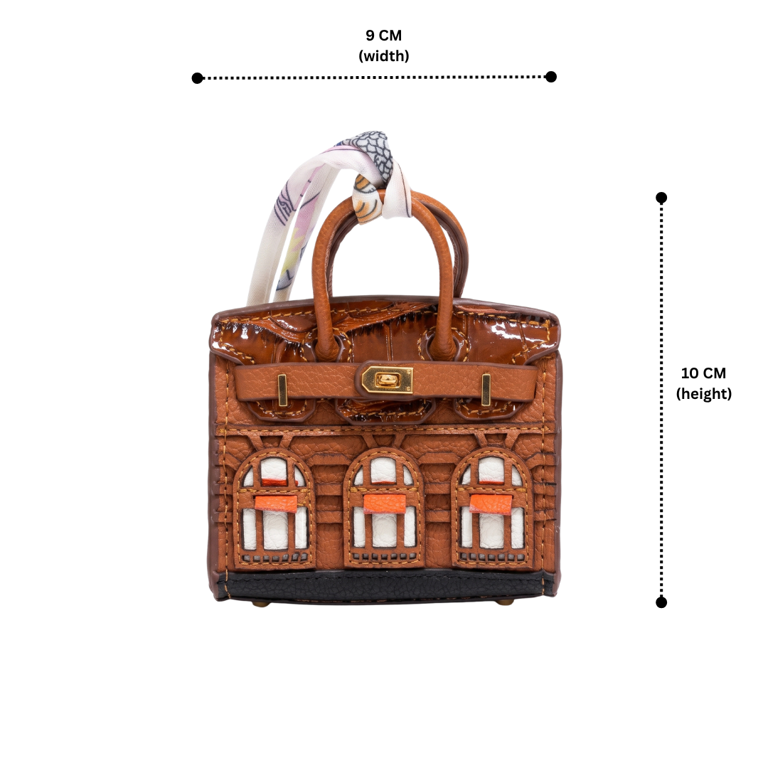 Blush Facade Bag Charm