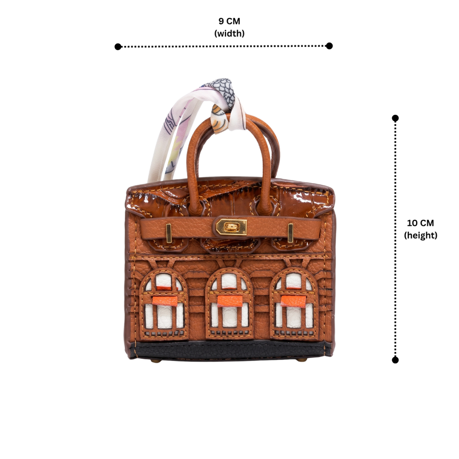 Blush Facade Bag Charm