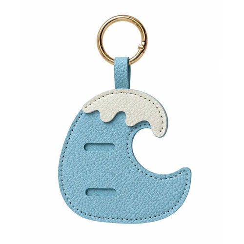 Wave Moon Bag Charm