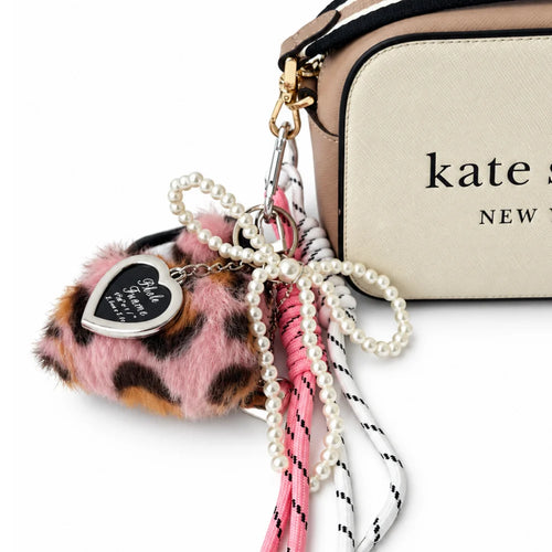Leopard Print Bag Charm