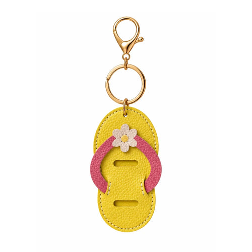 Yellow Sandal Bag Charm