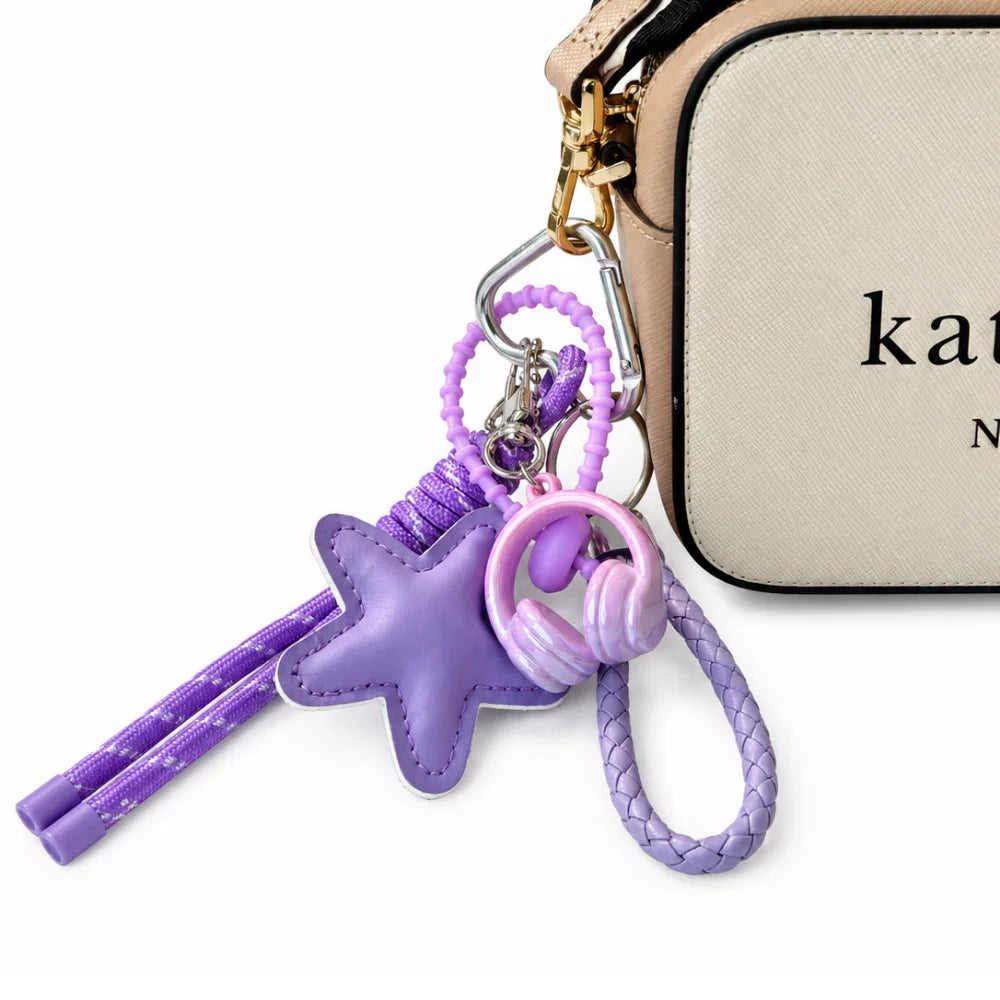 Lavender Star Bag Charm