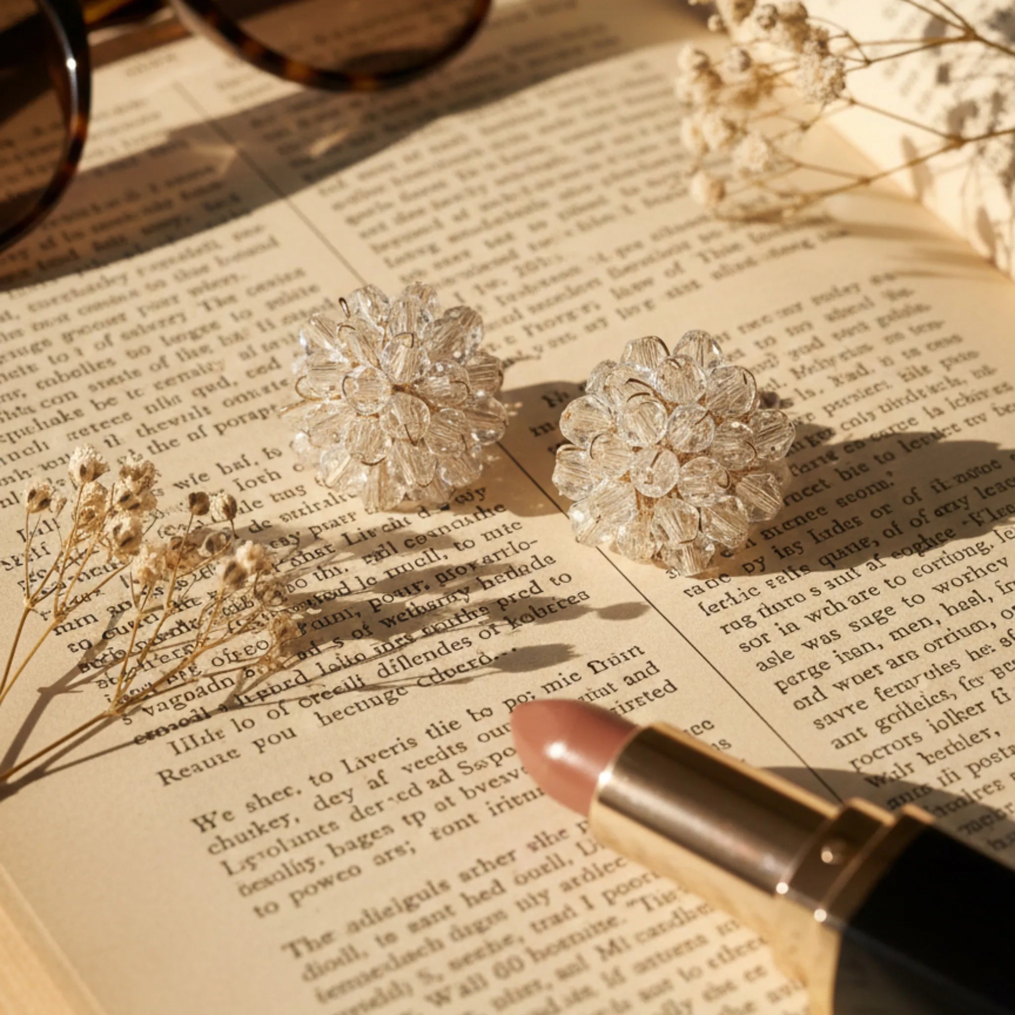 Crystal Knots Earrings