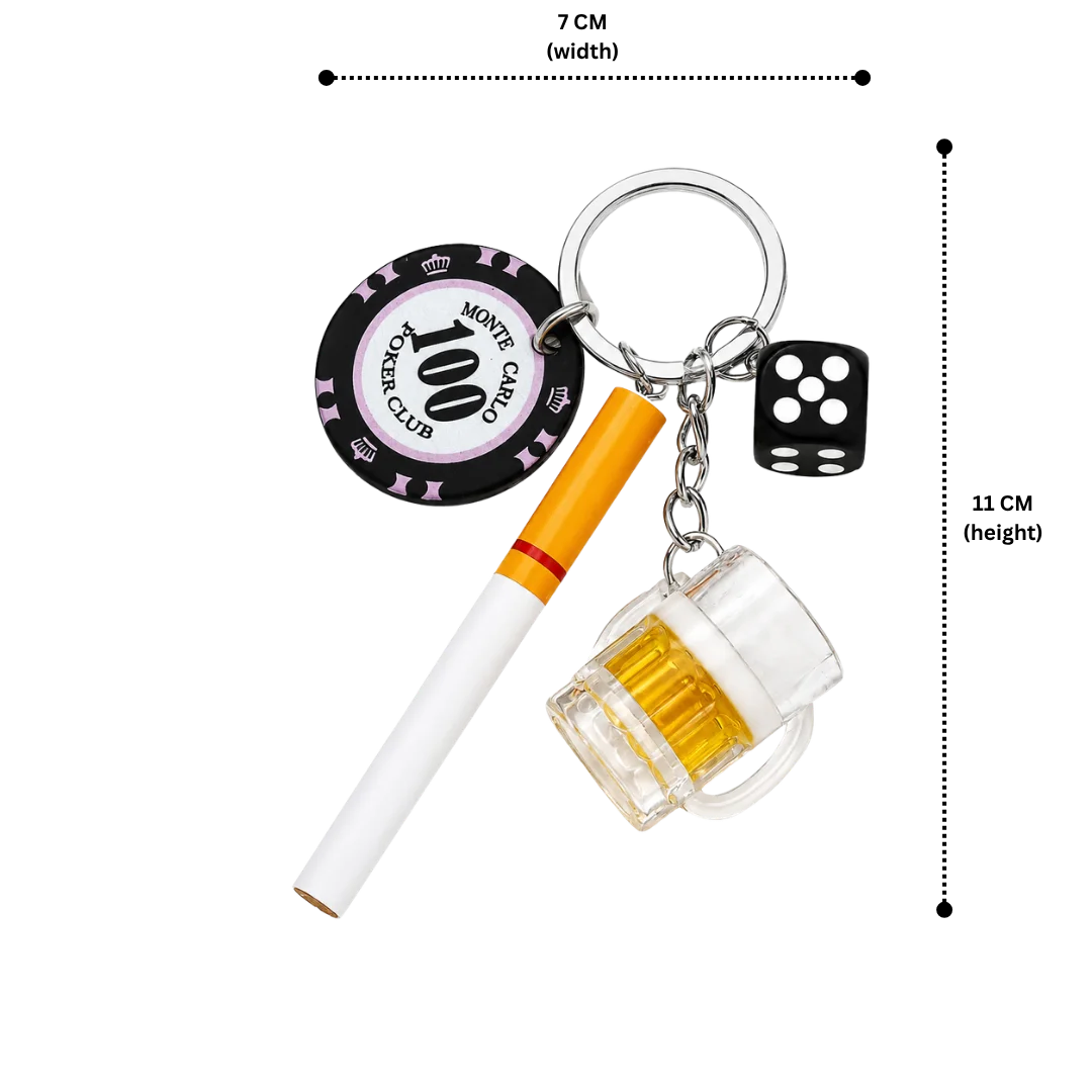 Casino Night Bag Charm