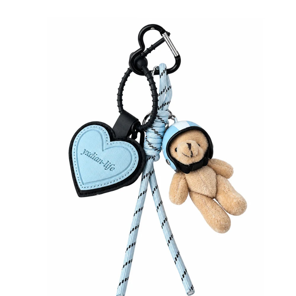 Beige Bear Bag Charm