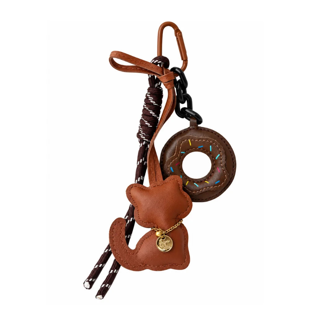 Doughnut Cat Bag Charm