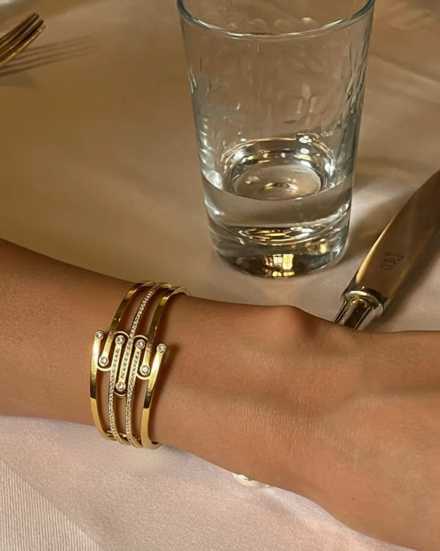 Golden Stream Cuff