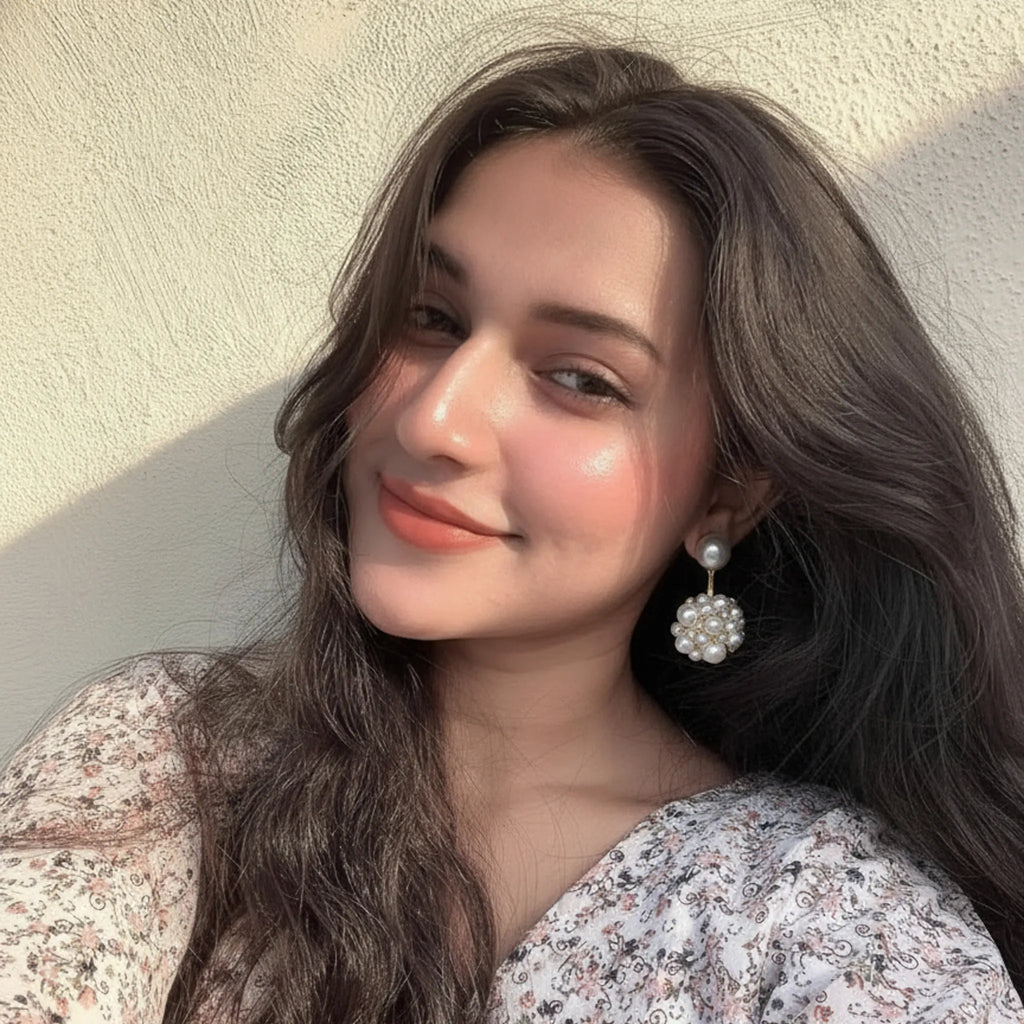 Pearl Cluster Earrings