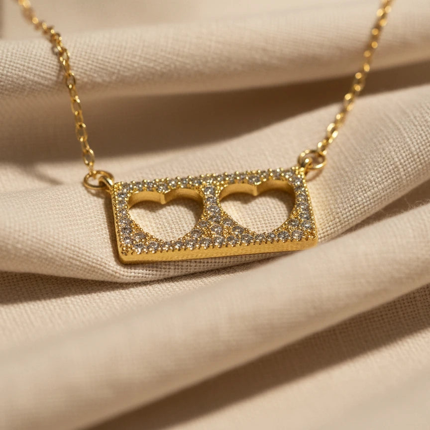 Twin Hearts Pendant