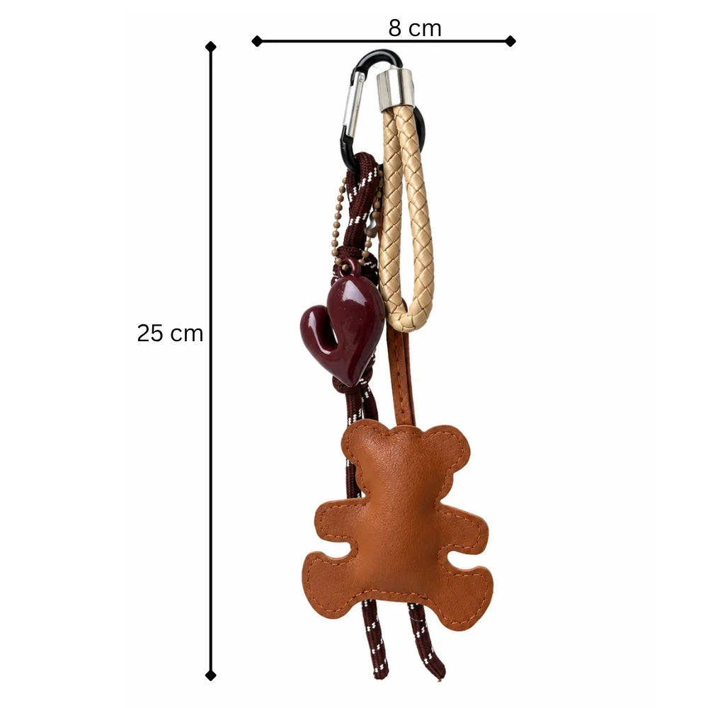 Brown Bear Bag Charm