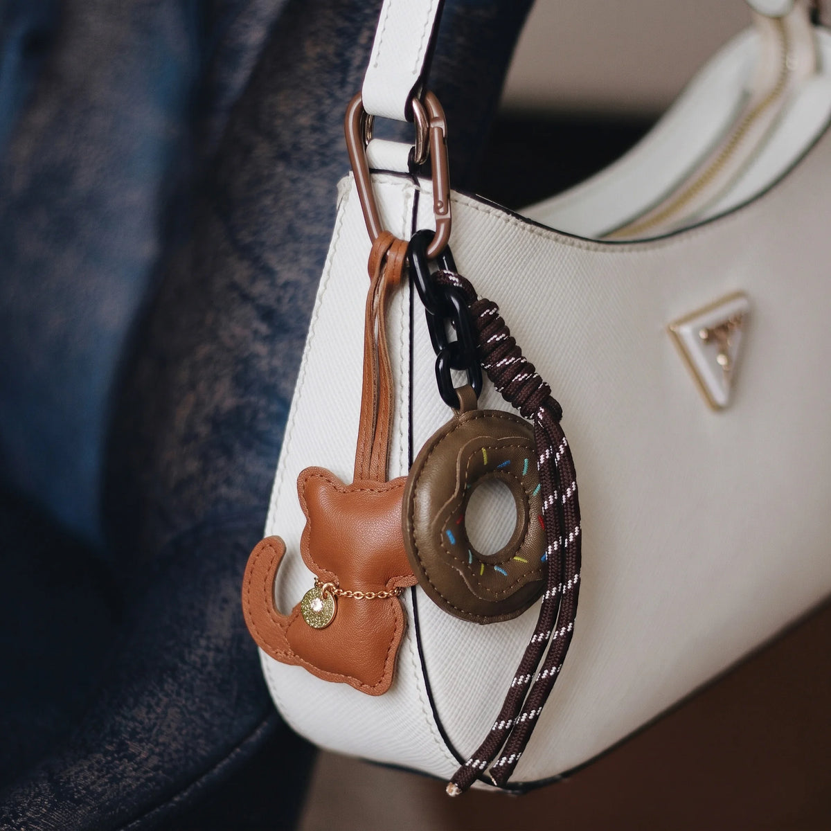 Doughnut Cat Bag Charm
