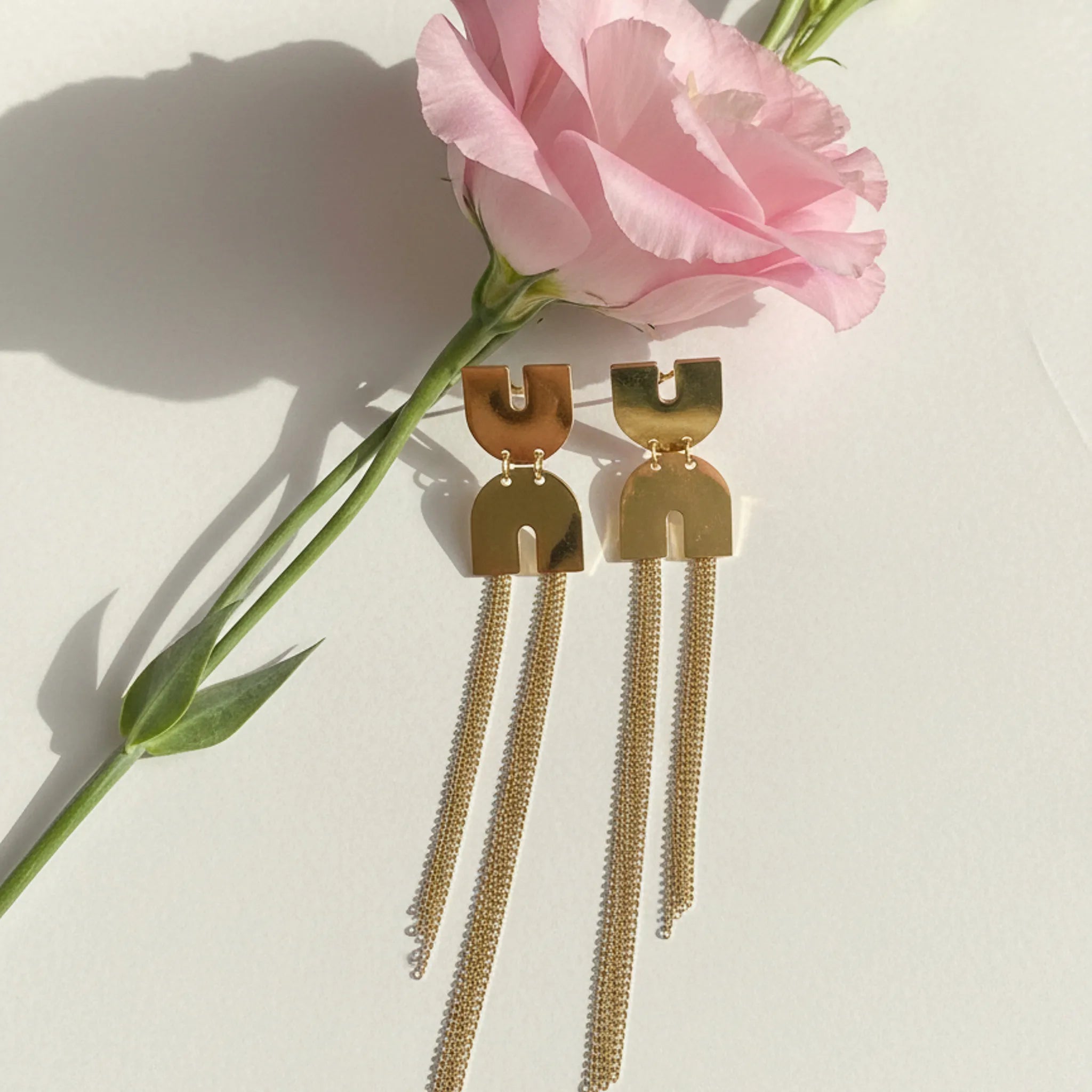 Twin Gate Chains Earrings