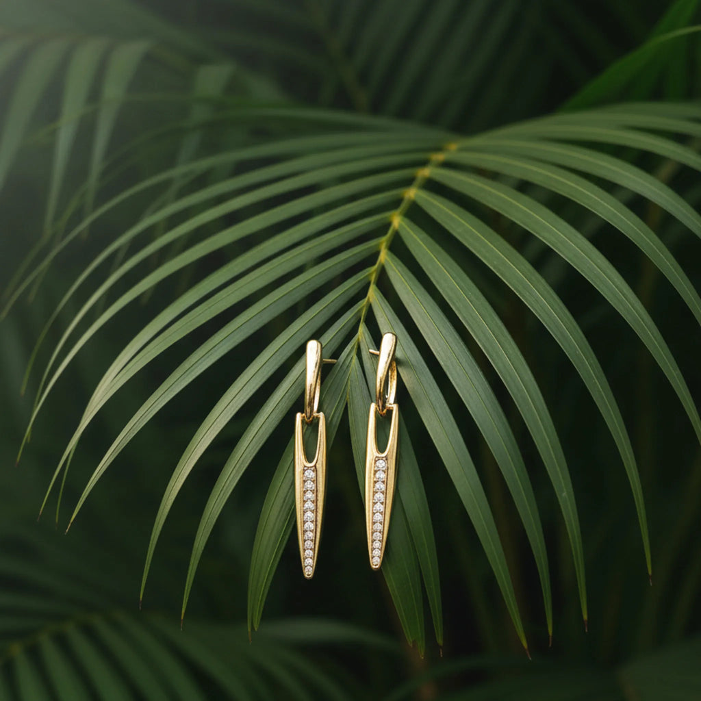 Spike Drop Earrings