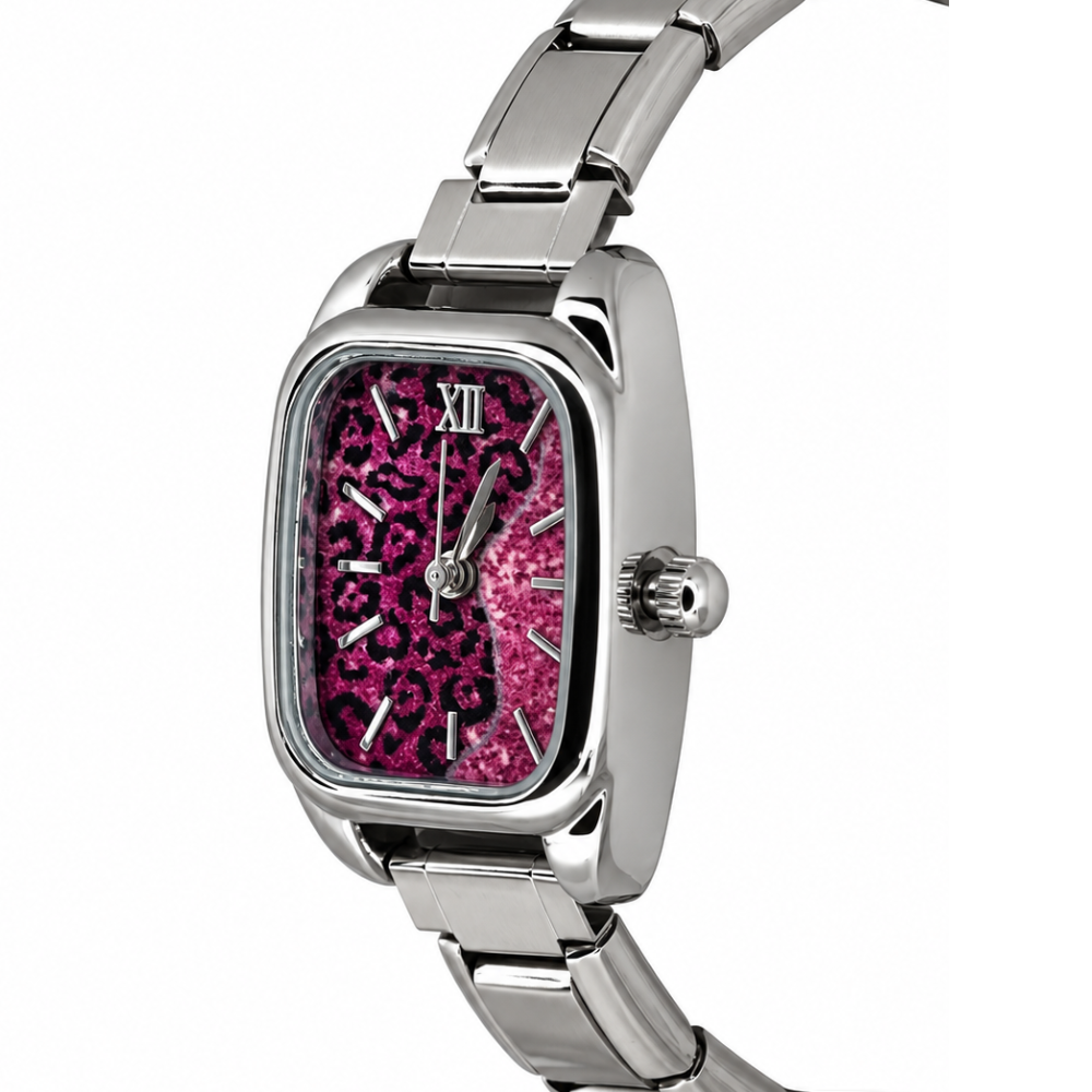 Silver watch — Wild Crush | customisable Italian charm watch