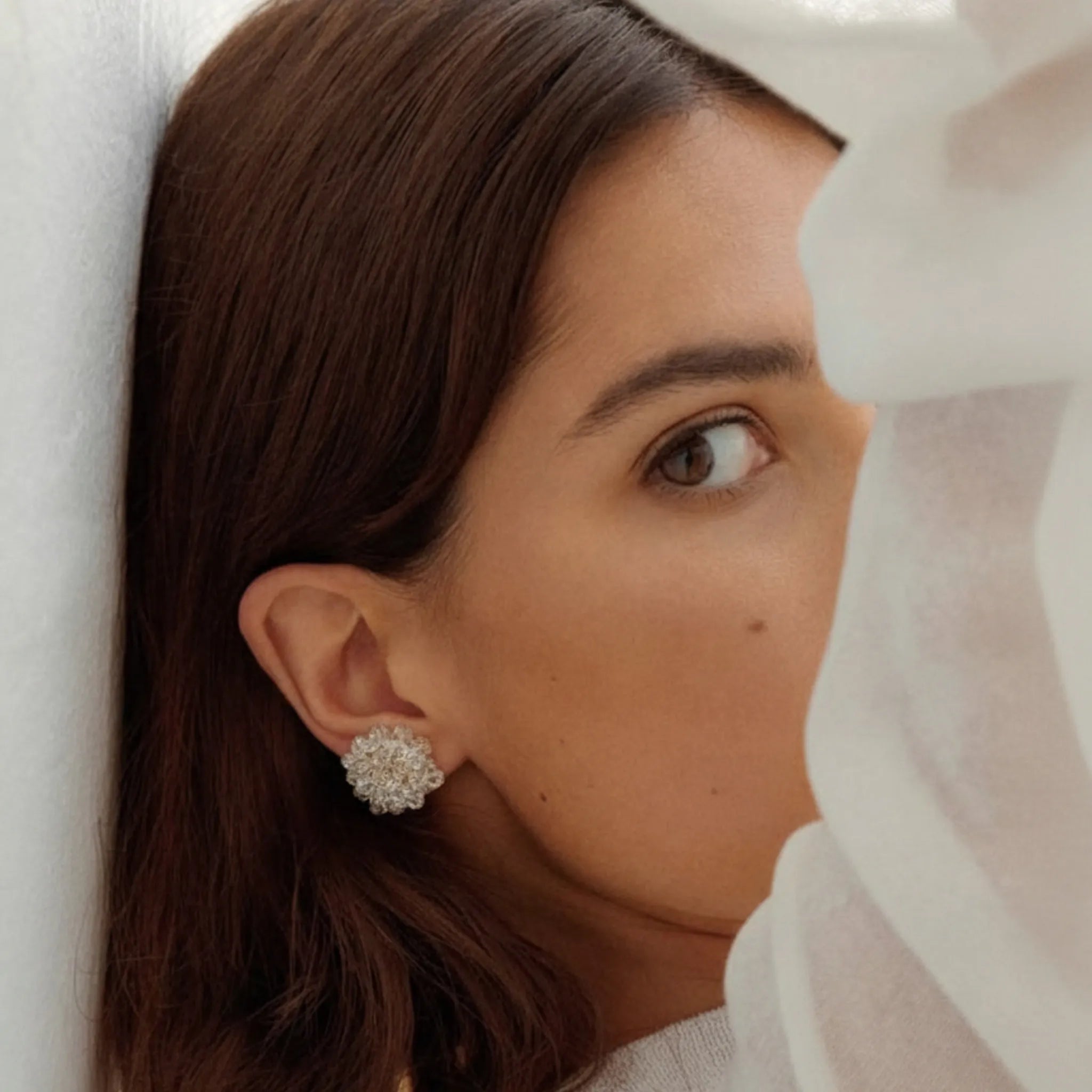 Crystal Knots Earrings