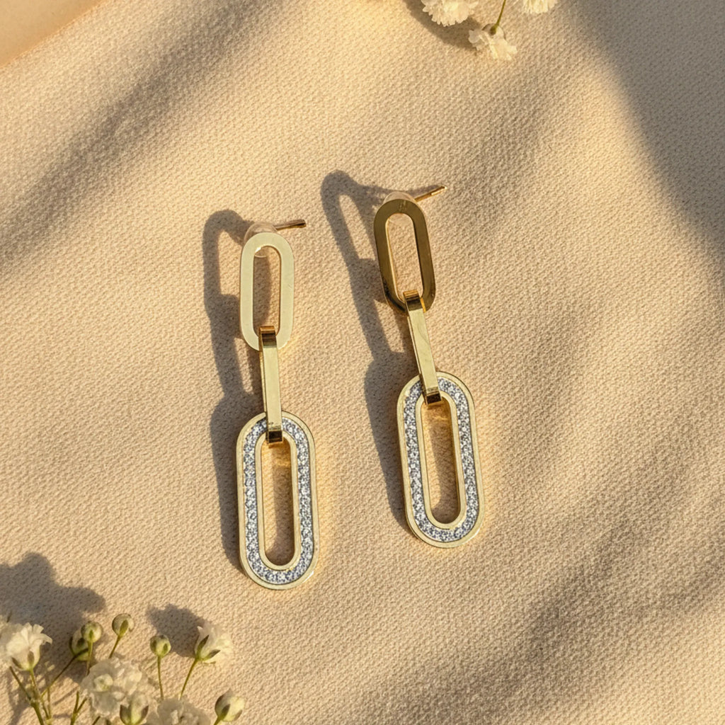 Link Drop Earrings