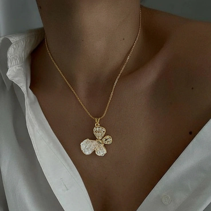 Crystal Wing Pendant