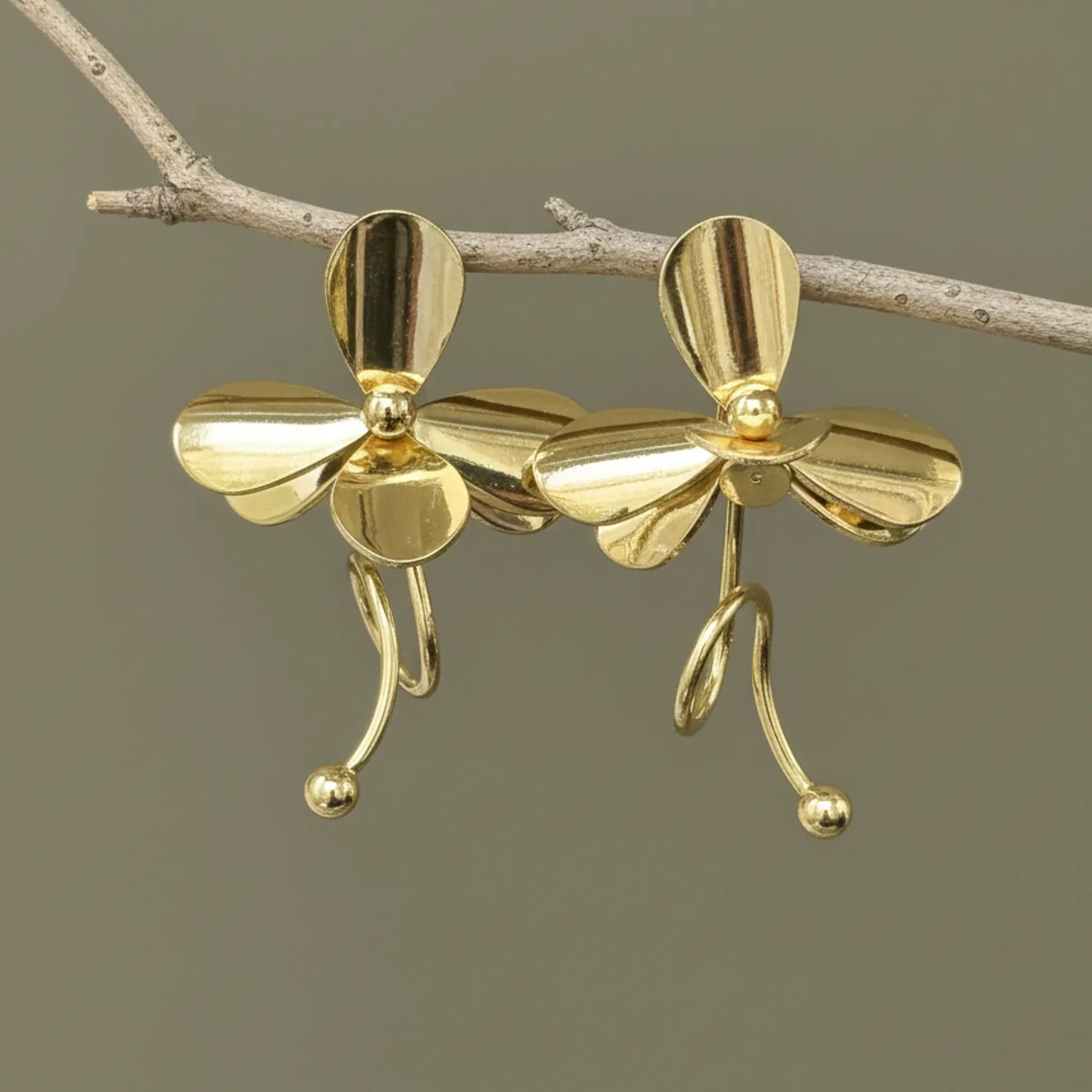 Twirl Petal Earrings