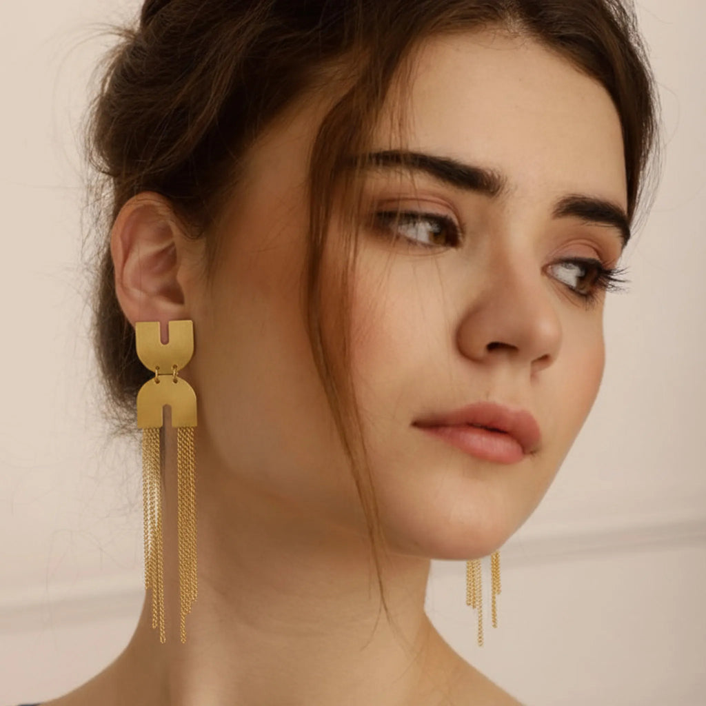 Twin Gate Chains Earrings