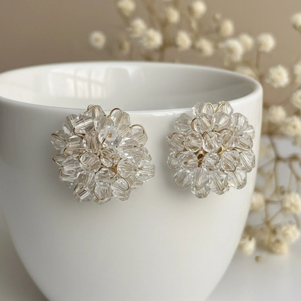 Crystal Knots Earrings