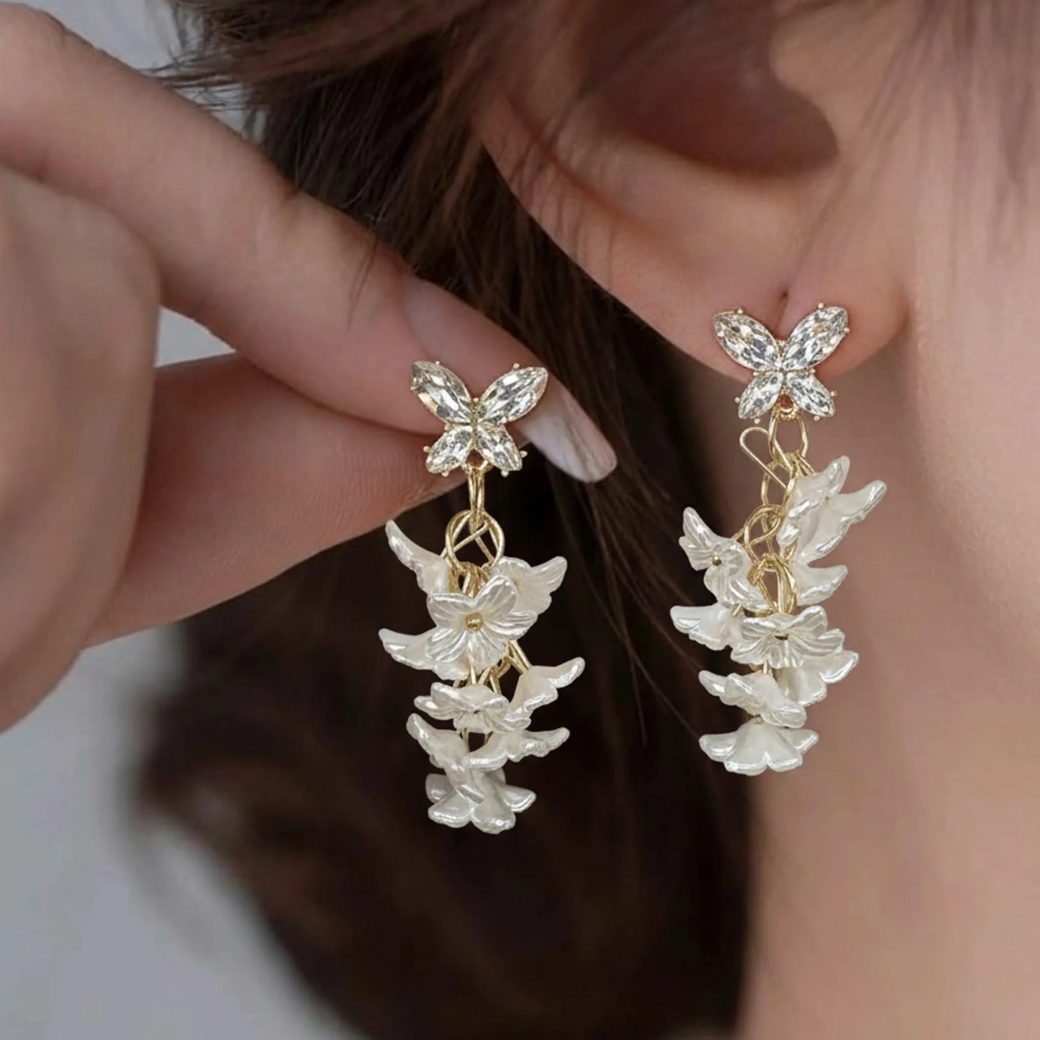 Butterfly Cascade Earrings