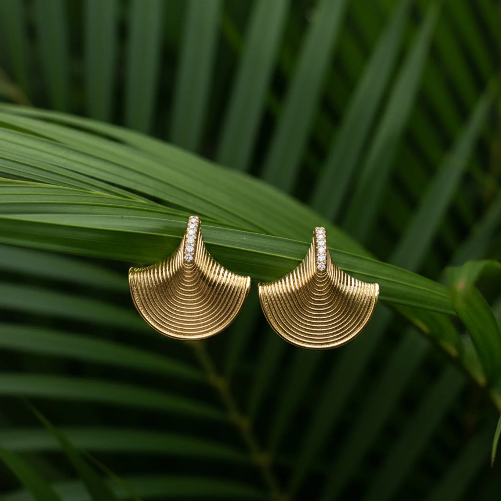 Fanline Studs Earrings