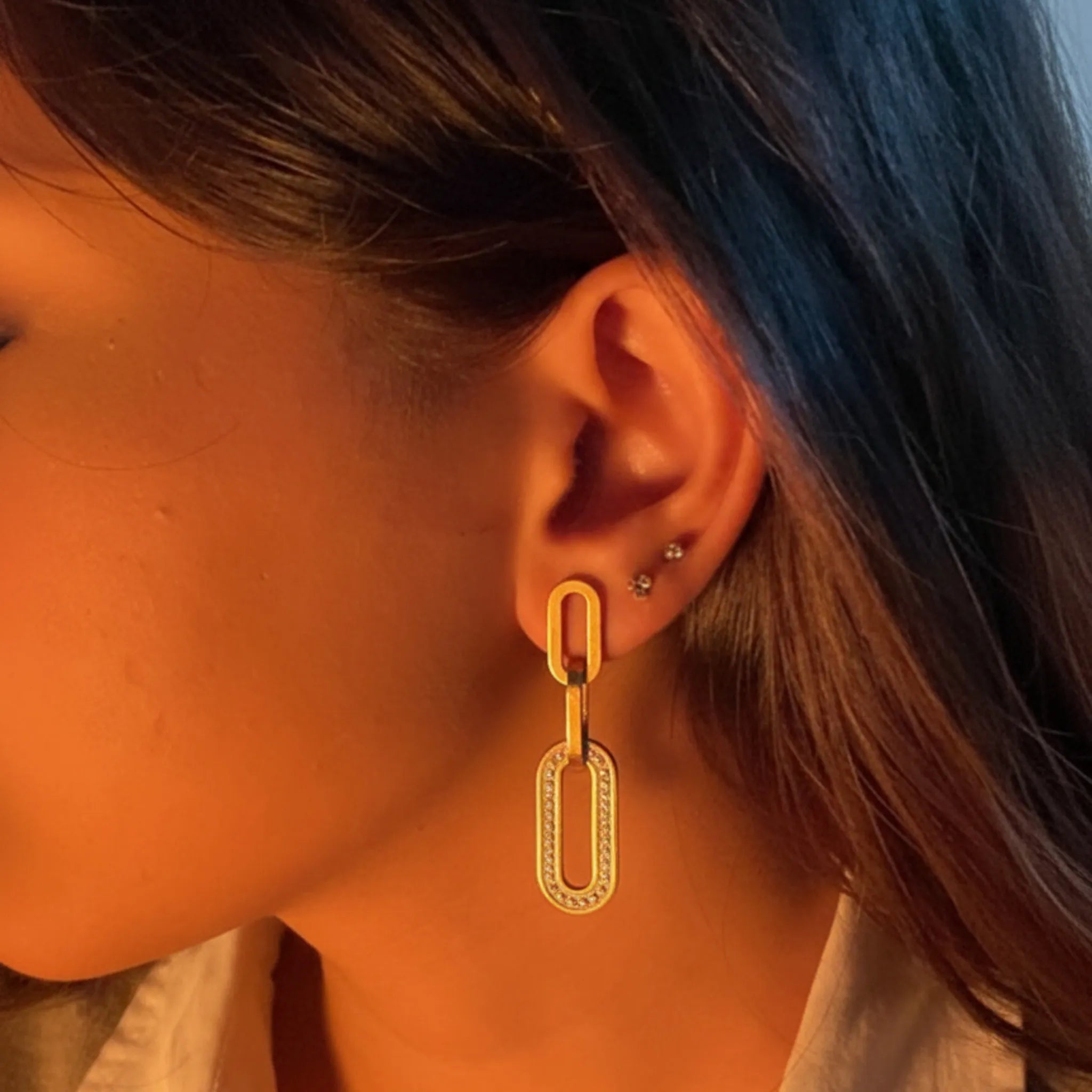 Link Drop Earrings