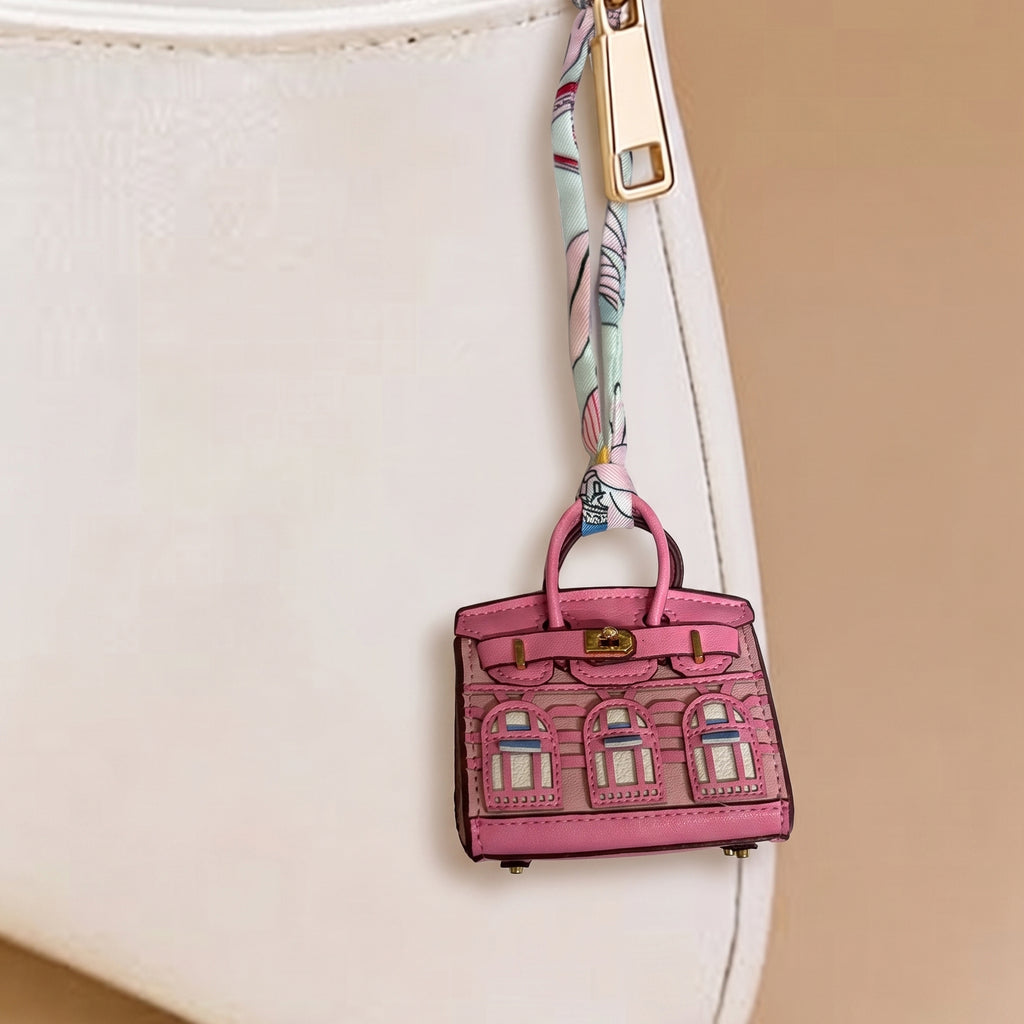 Emerald Facade Bag Charm