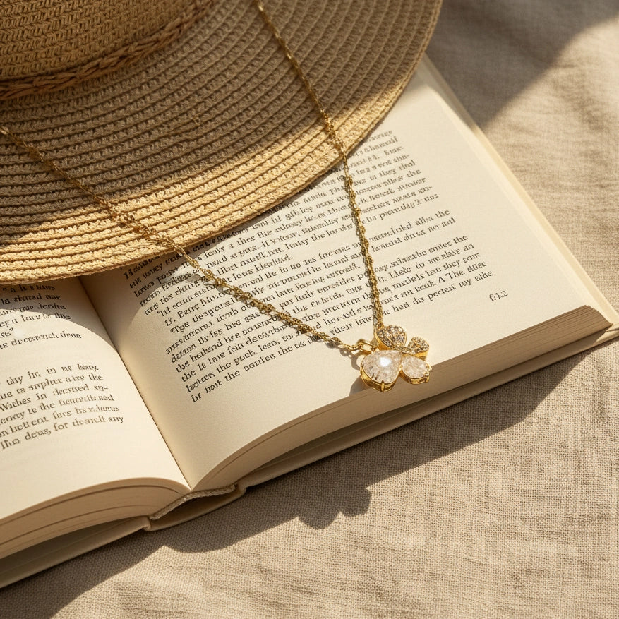 Crystal Wing Pendant