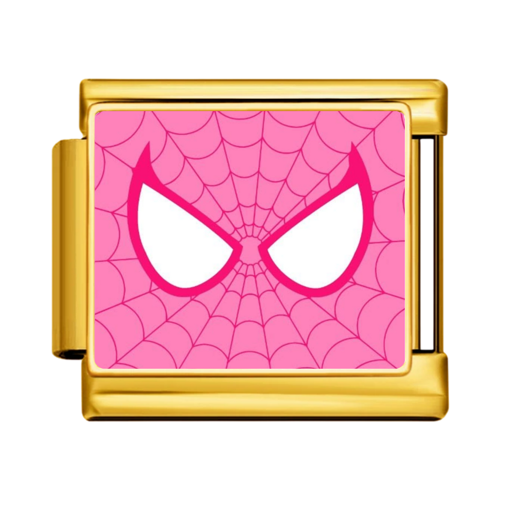 Spider Pink Mask Charm