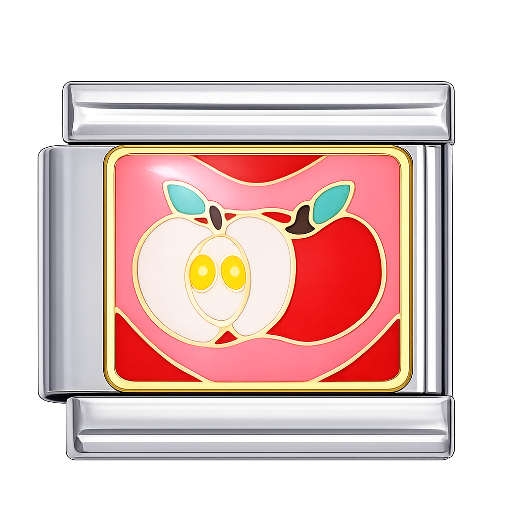 Apple Silver Charm