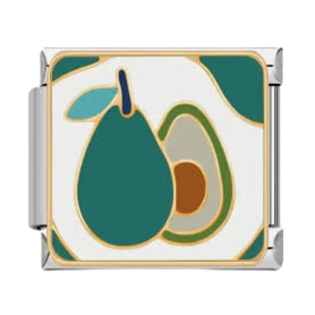 Avocado Silver Charm