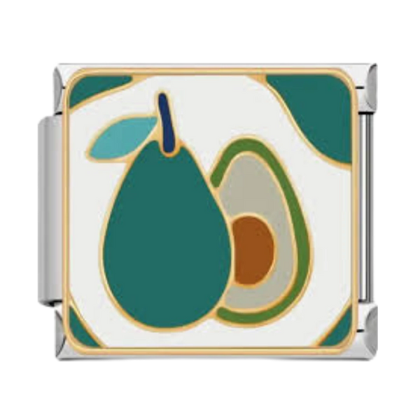 Avocado Silver Charm