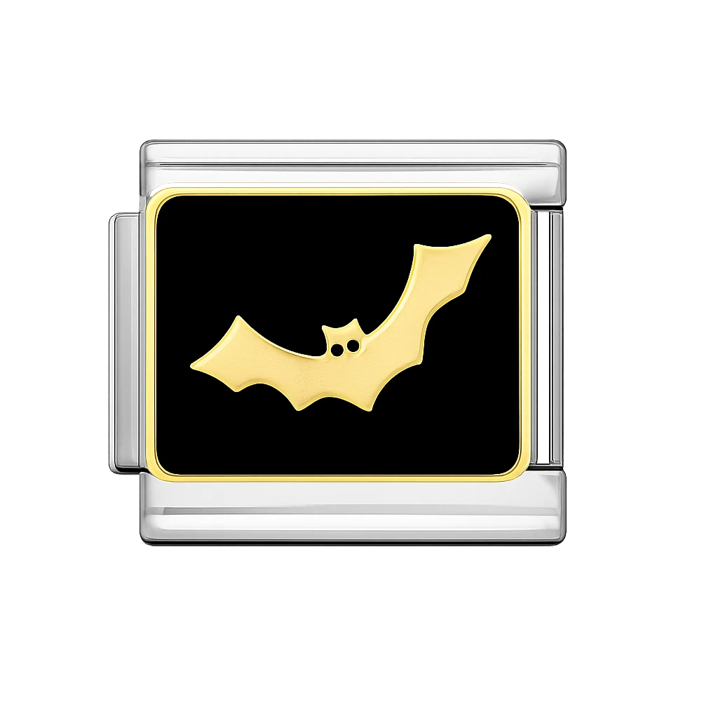 Bat Silver Charm
