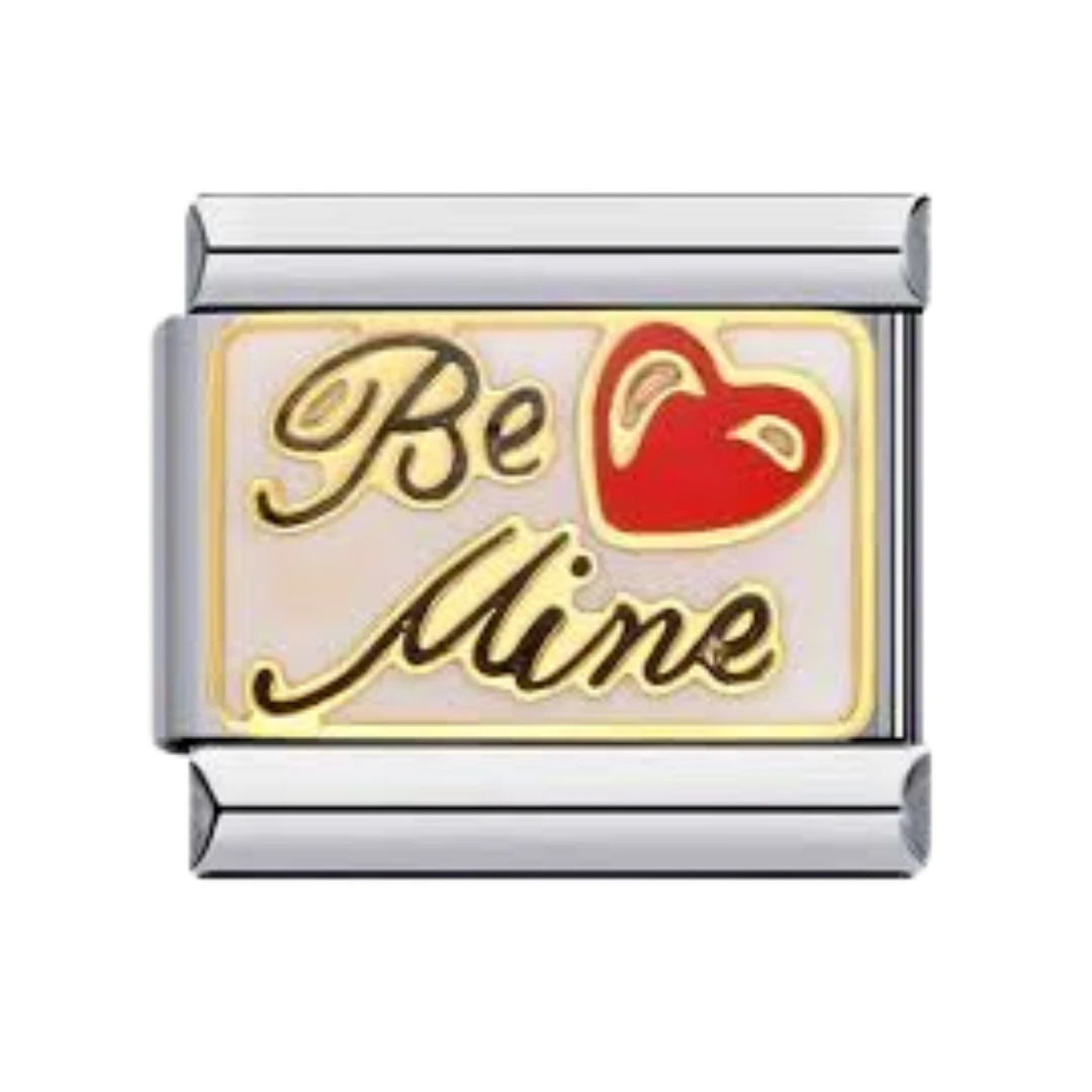Be Mine Silver Charm