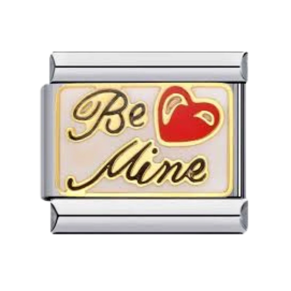 Be Mine Silver Charm